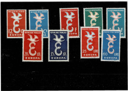 TEMATICA ,EUROPA-CEPT ,1958 ,MNH ,4 Serie Complete ,qualita Splendida - 1958