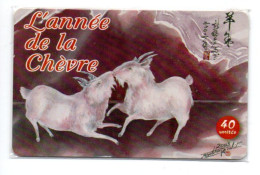 L'année La Chèvre  - PF 134 -Télécarte Puce  Polynésie Phonecard  (R 840) - Polinesia Francese