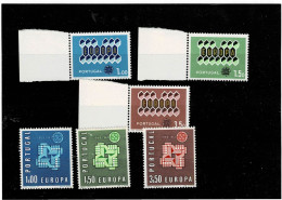 TEMATICA ,EUROPA-CEPT ,1961-62 ,MNH ,2 Serie Complete Qualita Splendida - 1962