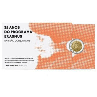 2022 PORTUGAL - 2 Euros Commémorative BE - 35 Ans Du Programme Erasmus - Portogallo