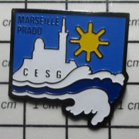 1819 Pin's Pins / Beau Et Rare / BANQUES / CESG MARSEILLE PRADO COMITE D'ENTREPRISE SOCIETE GENERALE - Banks