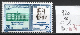 EGYPTE 920 ** Côte 1 € - Neufs