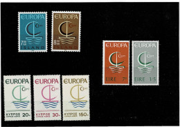 TEMATICA ,EUROPA-CEPT ,1966 ,MNH ,serie Complete ,qualita Splendida - 1966
