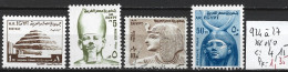 EGYPTE 924 à 27 ** ( 926 : Oblitéré ) Côte 4.15 € - Unused Stamps