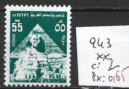 EGYPTE 943 ** Côte 2 € - Ongebruikt