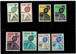 TEMATICA ,EUROPA-CEPT ,1967 ,MNH ,qualita Splendida - 1967