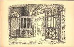 11712629 New_Orleans_Louisiana Old Spanish Gates Of Cabildo History Illustration - Autres & Non Classés