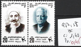 EGYPTE 957-58 ** Côte 1.40 € - Unused Stamps