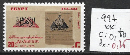 EGYPTE 997 ** Côte 0.80 € - Unused Stamps