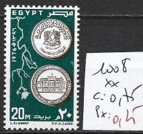 EGYPTE 1008 ** Côte 0.75 € - Ongebruikt