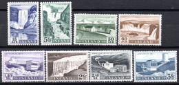 2282. ISLAND. 1956 #261-268 MNH - Neufs