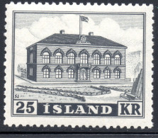 2286. ISLAND. 1952 PARLIAMENT # 238 MNH - Ungebraucht