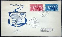 Norway 1962 EUROPA Minr.476-77 FDC ( Lot 4558 ) - FDC