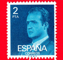 SPAGNA - Usato - 1983 -  Ritratto A Mezzo Busto Del Re Juan Carlos I (1976-1984) (volta A Sinistra) - 2 Pta - Used Stamps