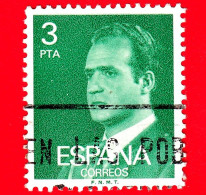 SPAGNA - Usato - 1983 -  Ritratto A Mezzo Busto Del Re Juan Carlos I (1976-1984) (volta A Sinistra) - 3 Pta - Used Stamps