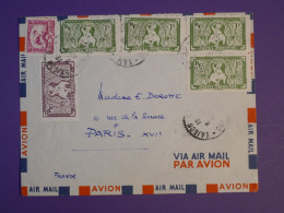 DG1  INDOCHINE BELLE LETTRE  ENV. 1930  PAR AVION .SAIGON A PARIS FRANCE  +AFF.   INTERESSANT+++ - Covers & Documents