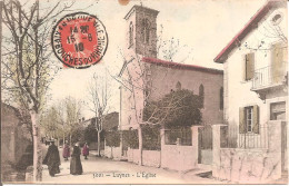 LUYNES (13) L'Eglise En 1910 (Petite Animation) - Luynes