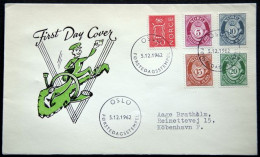 Norway 1962     Minr.478-481x,483 FDC   ( Lot 6157 ) - FDC