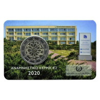 2020 CHYPRE - 2 Euros Commémorative (coincard) BU - 30 Ans Institut De Neurologie Et Génétique - Zypern