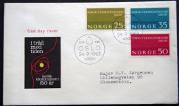 Norway 1963   INDUSTRIE TEXTILE  Minr.500-2 FDC   ( Lot 4558 ) - FDC