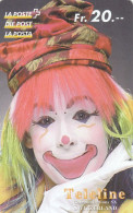 Switzerland, Teleline, La Poste, Clown, Circus - Switzerland