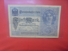 DEUTSCHES REICH 5 MARK 1917 Circuler (B.32) - 5 Mark