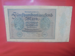 Reichsbanknote 500.000 Mark 1923 Lettre "F" Circuler (B.32) - 500.000 Mark