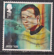 GB 2020 QE2 1st Star Trek Capt Kirk  Self Adhesive PM 76 SG 4456 ( A1107 ) - Oblitérés