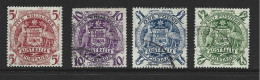 Australia 1949 - 1950 Arms Definitives Set Of 4 FU - Used Stamps
