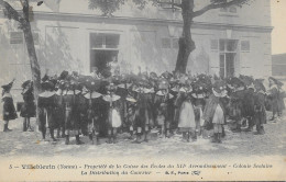 CPA-(89)-Villeblevin-Propriété De La Caisse Des Écoles Du XII Arrondissement Colonie Scolaire La Distribution Du Courrie - Villeblevin