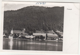 E1958) OSSIACH Am Ossiachersee - Kärnten -  FOTO AK - Blick Auf Häuser Wald U. Kirche Vom See Aus - Ossiachersee-Orte