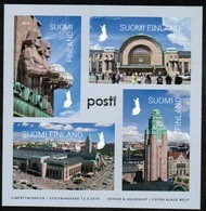 2019 Finland, Helsinki Railway Station Min.sheet MNH. - Blocks & Sheetlets