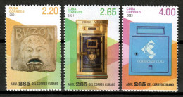 Cuba 2021 / 265 Years Of The Post MNH 265 Años Del Correo 265 Jahre Post / Cu19435  C6-14 - Poste