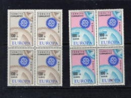 (alm) EUROPA CEPT 1967 BLOCS DE 4 Timbres Xx MNH  TURQUIE - Neufs
