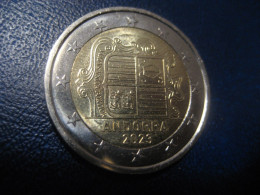 2 EUR 2023 Coat Of Arms ANDORRA Andorre Spain France Area Good Condition Euro Coin - Andorra