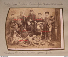 Photo 1870's Famille Victor Moisson / Gras / Bertrand Tirage Vintage Print Albumen Albuminé St Germain En Laye - Identifizierten Personen