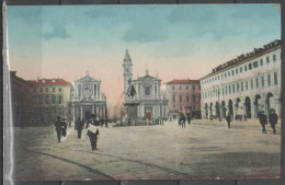 Torino - Piazza San Carlo - Colorata - Animata - Piazze