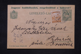 HONGRIE - Entier Postal + Complément Pour Brunocz En 1918 - L 149167 - Interi Postali