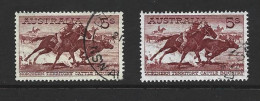 Australia 1961 - 1964 5/- Cattle Stockman Both Papers FU - Usati