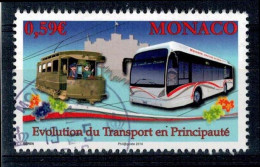 2014 MONACO EVOLUTION DU TRANSPORT OBLITERE  #234# - Gebraucht