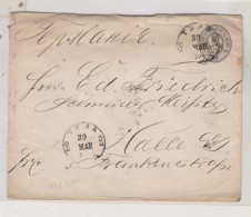 RUSSIA TULA 1883   Postal Stationery Cover To Germany - Briefe U. Dokumente