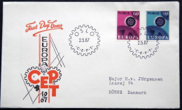 Norway 1967  EUROPA  MiNr.455-56  FDC  (lot 6016 ) - FDC