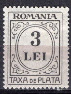 S2966 - ROMANIA ROUMANIE TAXE Yv N°65 * - Segnatasse