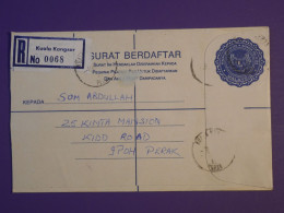 DG1 MALAYSIA  BELLE LETTRE ENTIER  RECO   1968  KUALA GANGSAR     +AFF. INTERESSANT++ +++ - Malaysia (1964-...)