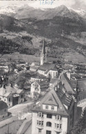 E2027) Thermalbad BAD HOFGASTEIN - Salzburg - Schönes HAUS DETAIL Im Vordregrund U. Blick Auf Kirche U. Straße ALT - Bad Hofgastein