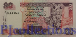 SRI LANKA 20 RUPEES 1991 PICK 103a UNC - Sri Lanka