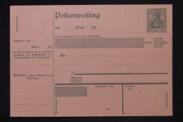 ALLEMAGNE - Entier Postal ( Mandat ) Non Circulé - L 149180 - Other & Unclassified