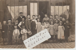 BRUYERES LE CHATEL  - Café De La Renaissance - Maison Ledieu  ( Carte Photo ) 2/3 - Bruyeres Le Chatel