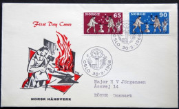 Norway 1968  Norwegean Handicraft  MiNr.564-65  FDC  (lot 6072) - FDC