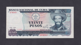 BILLETE CUBA 20 PESOS 1991 SC / UNC - Cuba